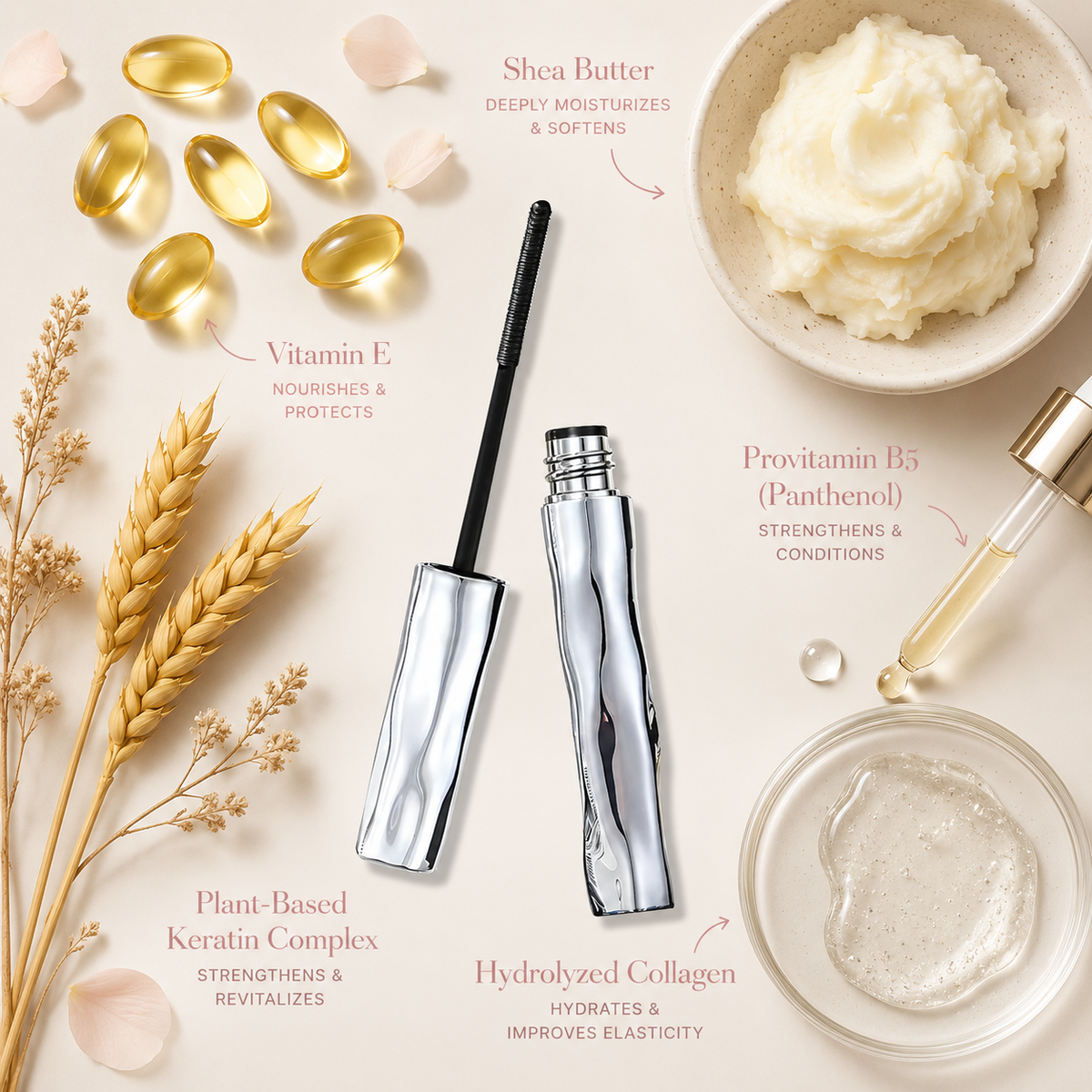 Nexisify® Waterproof Mascara 💧 – Longer, Fuller-Looking Lashes Without Clumping
