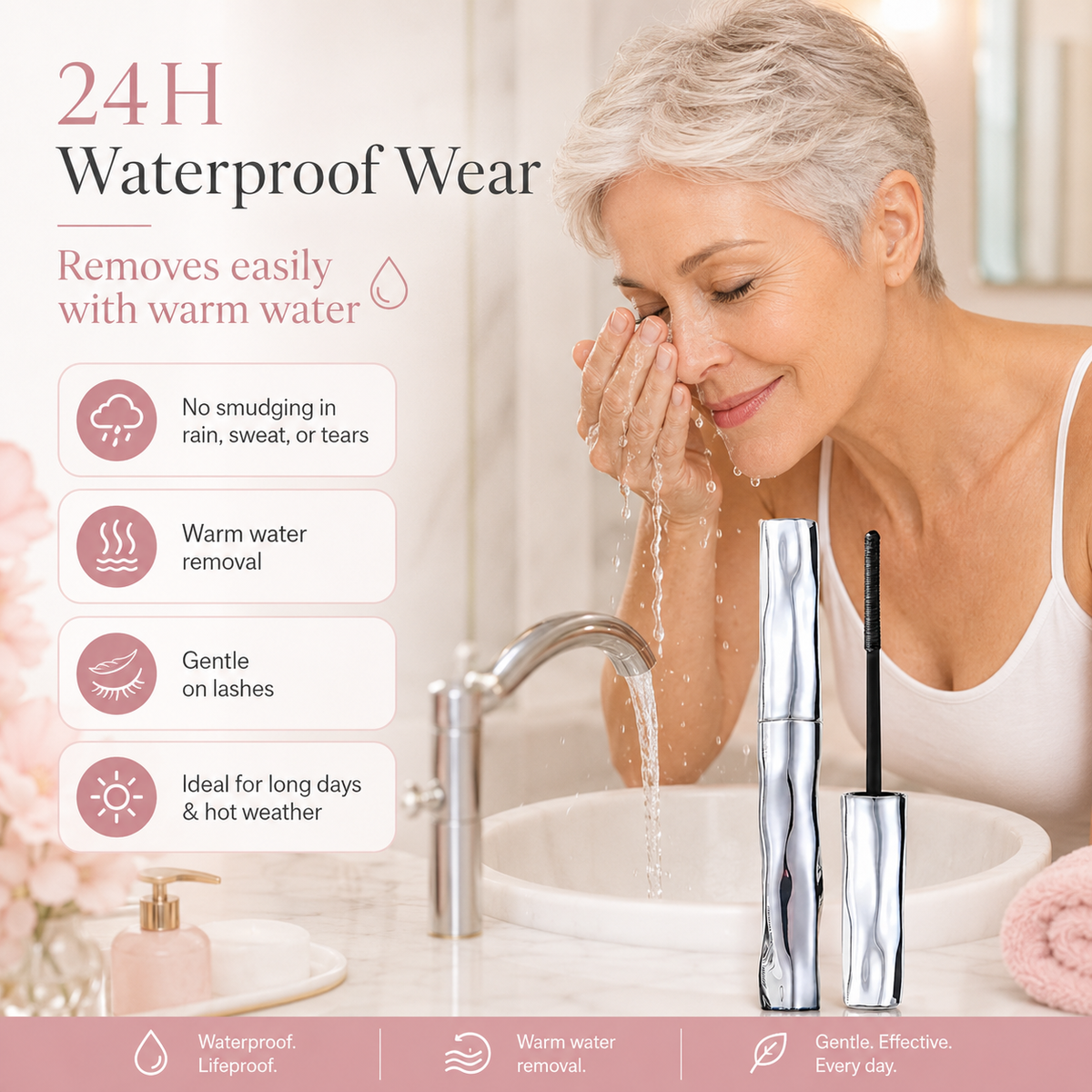 Nexisify® Waterproof Mascara 💧 – Longer, Fuller-Looking Lashes Without Clumping