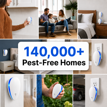 Ultrasonic Pest Repeller - Banish 14+ Pests for Good