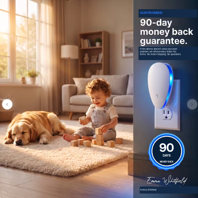 Ultrasonic Pest Repeller - Banish 14+ Pests for Good